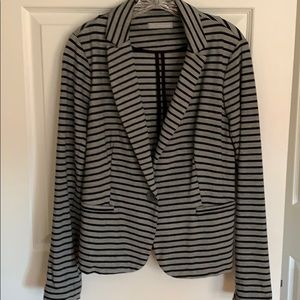 Jersey striped jacket